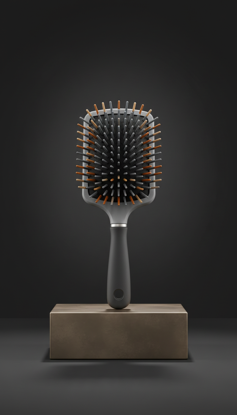 Wide-tooth styling brush for texture control